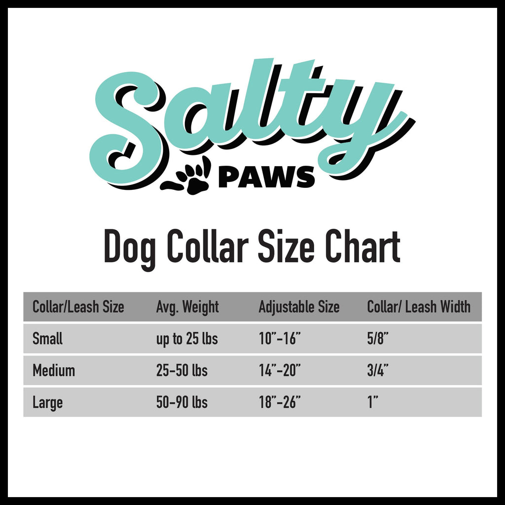 Salty Paws Blue Plumeria Tropical Hawaiian Dog Leash — 6ft